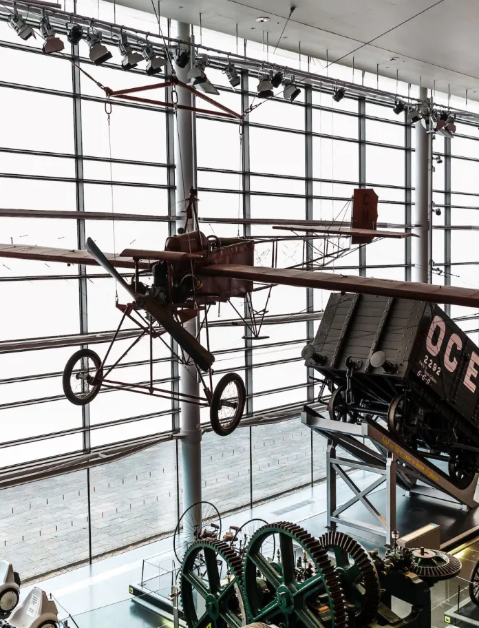 Plane at National Waterfront Museum.