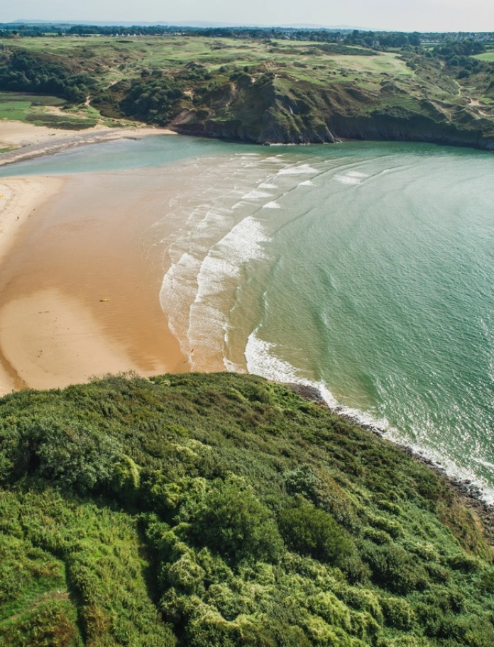 Three Cliffs Bay to Oxwich.