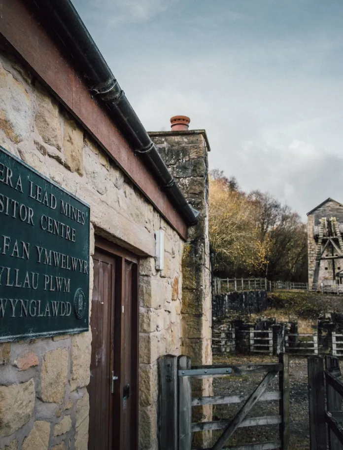 Visitor centre leading to a lead mine attraction.