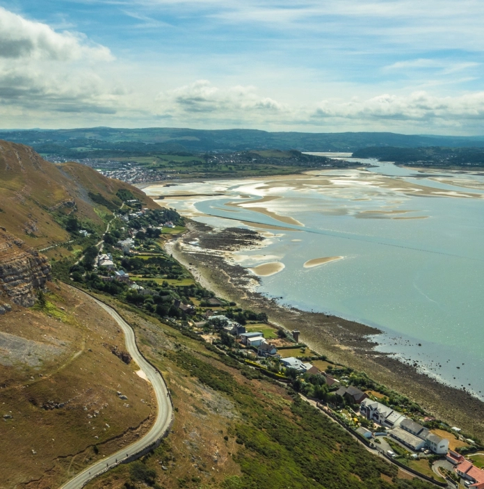 The Great Orme looking over Llandudno.