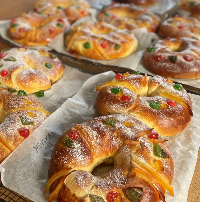 Colourful breads.