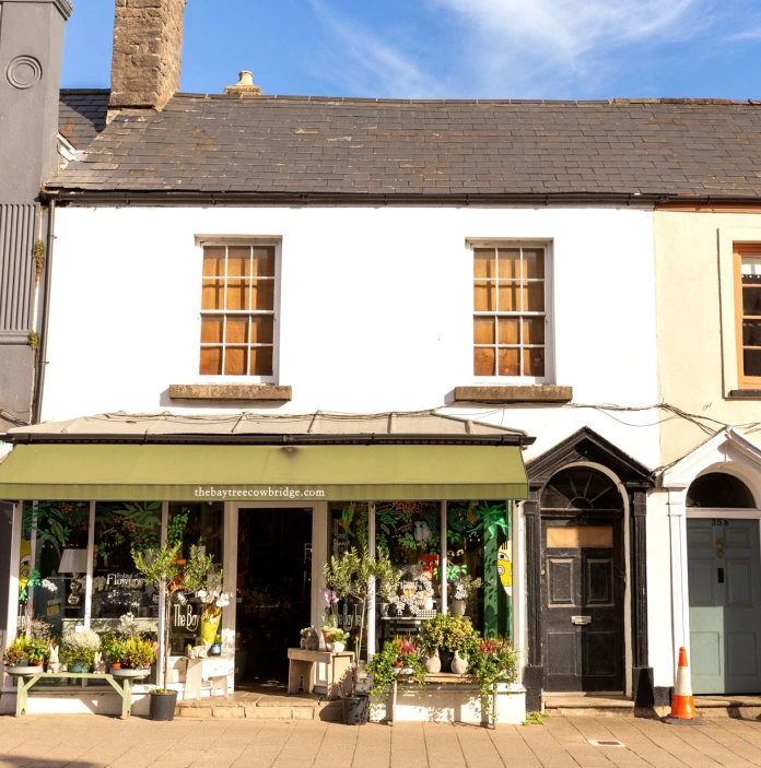 A shop on a high street.