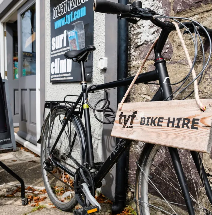 Bike outside TYF.