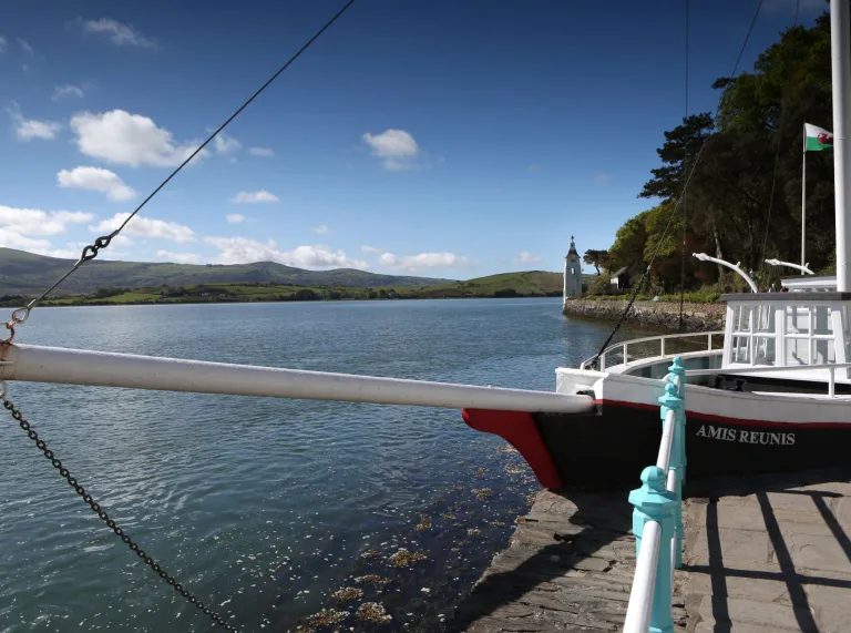 View of the Dwyryd Estuary from Hotel Portmeirion.