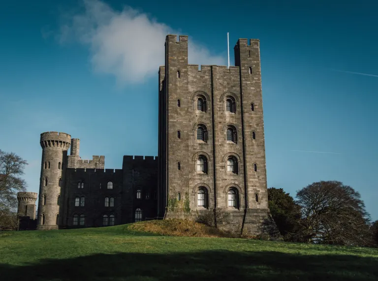 A perfectly formed neo gothic castle .