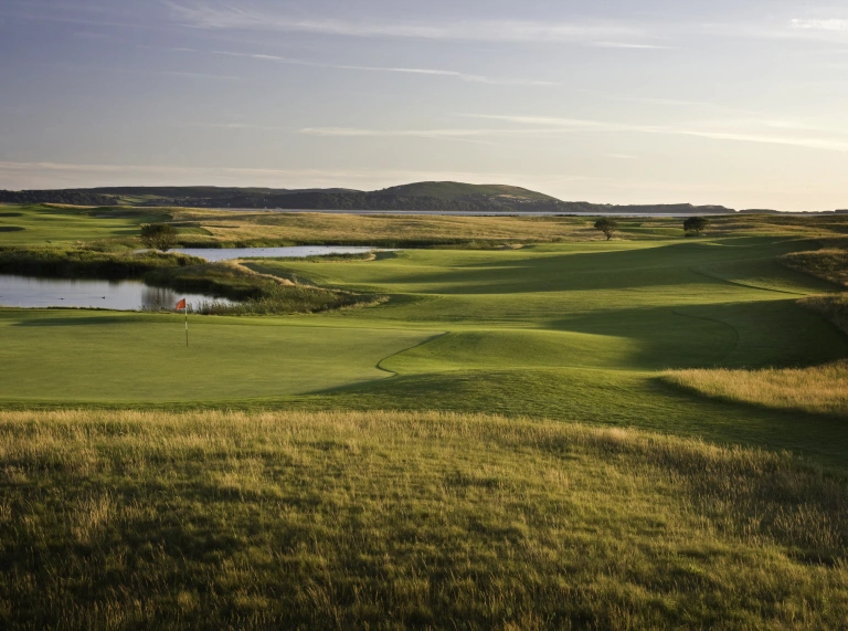 Machynys golf course.