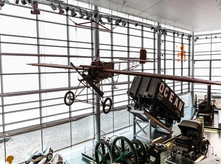 Plane at National Waterfront Museum.