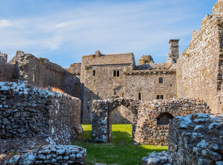 Ruins of a castle.