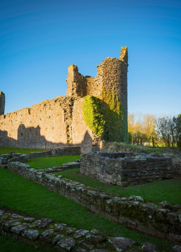 A turret of a castle.