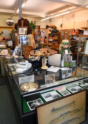 A museum full of memorabilia.