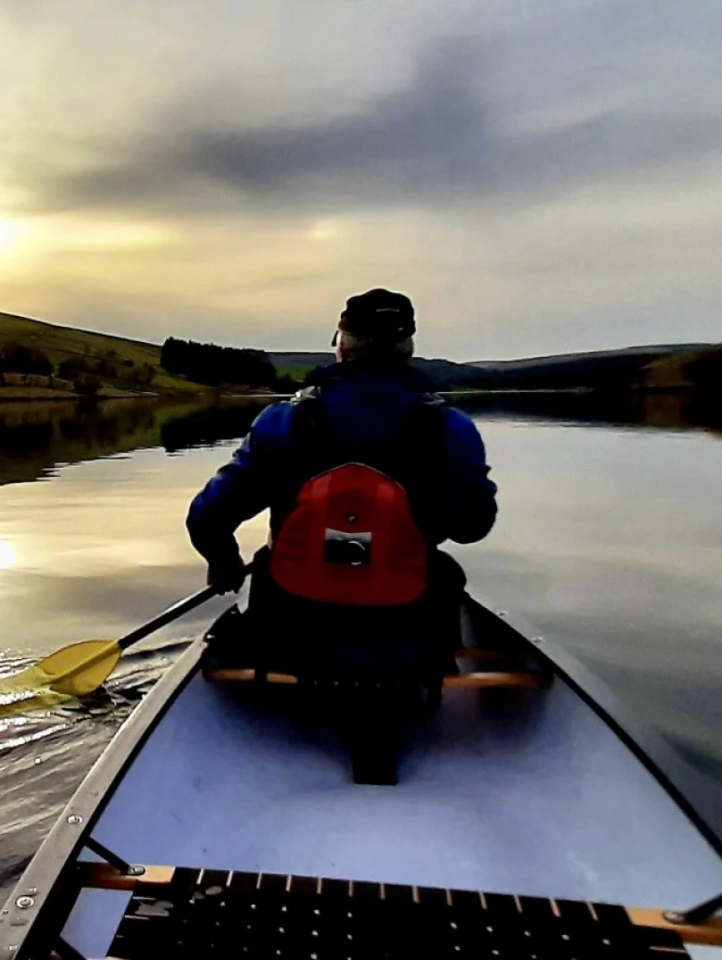 Kayakers on the water.
