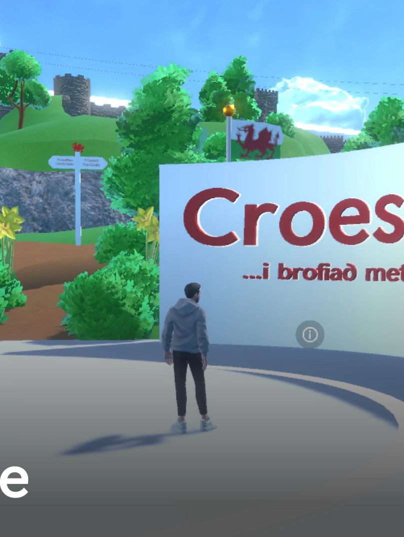 Virtual person in the Wales Metaverse