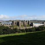 Image of Conwy Castle and nearby bridge