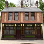 An historic public house at a museum.